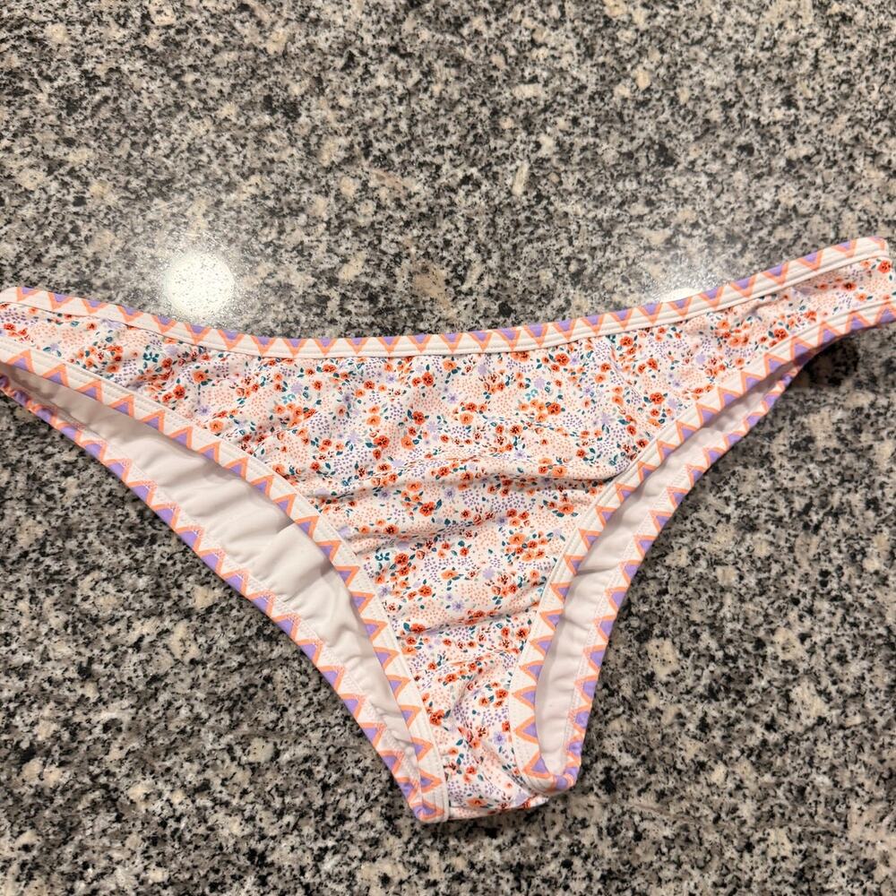 Bydee Floral Brazilian Bikini Bottoms - Medium - Picture 3 of 5
